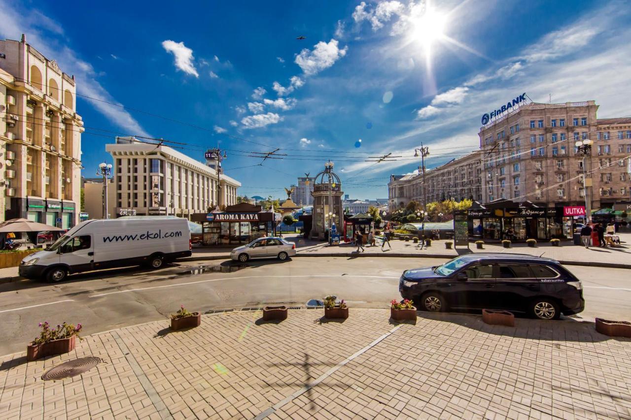 Two-Room Apartments On Maidan Nezavisimosti Kyjev Exteriér fotografie